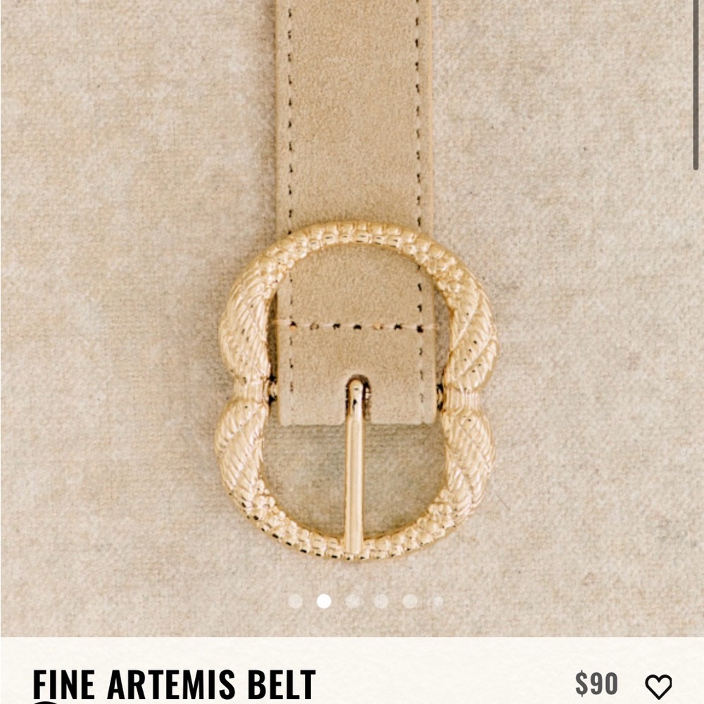 **IN SEARCH OF** Sezane Fine Artemis Belt Sandstone - DO NOT BUY